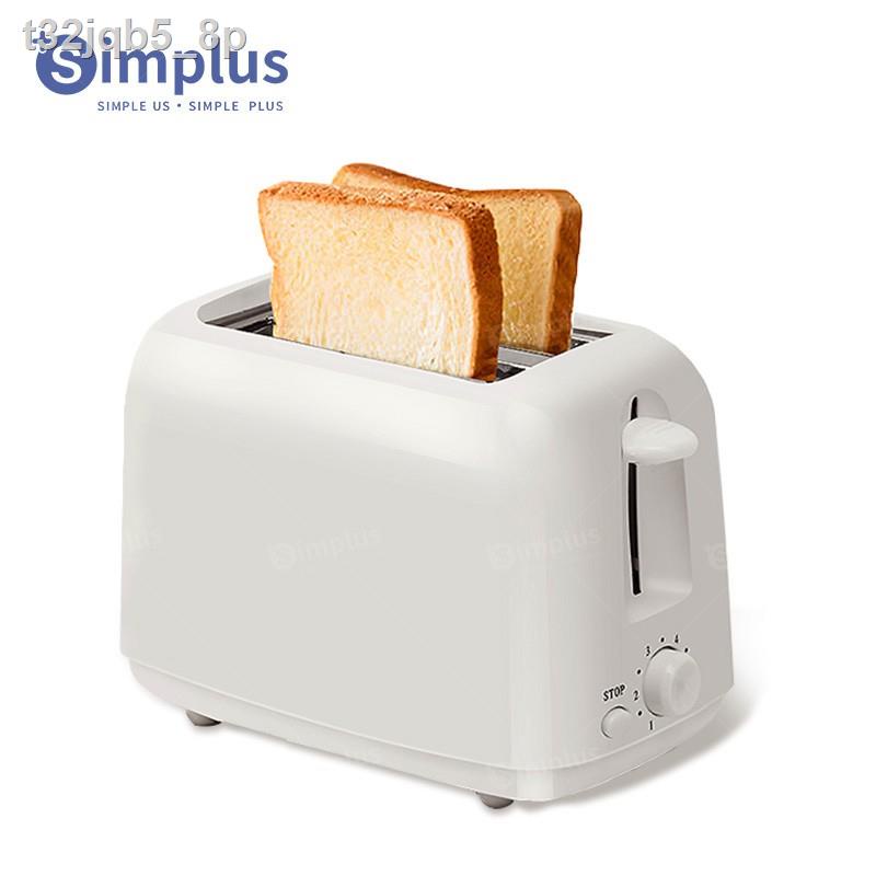 ☍▥Simplus Toaster เครื่องปิ้งขนมปังแบบ2ช่อง ใช้ในครัวเรือน เครื่องทำอาหารเช้าแบบมัลติฟังก์ชั่น พร้อมส่ง