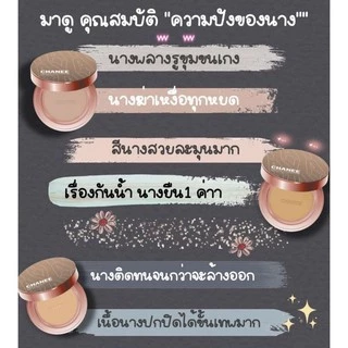 Chanee แป้งชานี แป้งพัฟ คุมมัน ปกปิดขั้นเทพ [มีของแถม‼️]