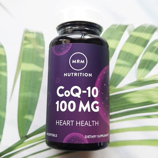 โคคิวเทน CoQ10 คิวเทน 100 mg 60 Softgels (MRM®) ช่วยโรคหัวใจ ความดัน ไมเกรน ชลอความแก่ ผิวเต่งตึง Q10 Q-10