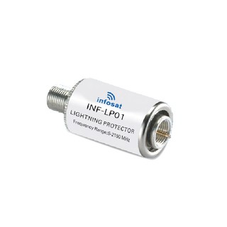 ISOLATOR กันฟ้าผ่า INFOSAT รุ่น INF-LP01 (สำหรับ เสาอากาศ, จานดาวเทียม)