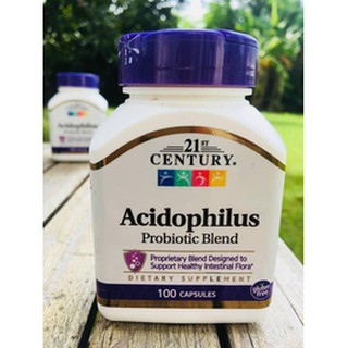 โปรไบโอติค Acidophilus Probiotic Blend 100 แคปซูล (21st Century) ช่วยระบบขับถ่าย โปรไบโอติกส์  โปรไบโอติก