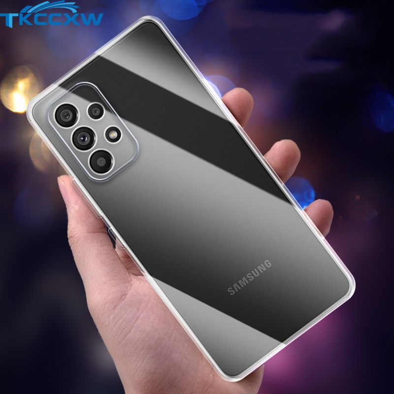 เคสโทรศัพท์มือถือแบบนิ่ม TPU ใส บางมาก สําหรับ Samsung Galaxy M13 M53 M33 M23 A53 A33 A73 A13 A23 F23 S20 FE