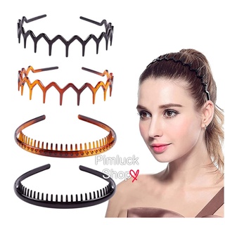 [พร้อมส่ง] ที่คาดผมพลาสติกฟันหวี Hairband ผม Hoop Band อุปกรณ์เสริม