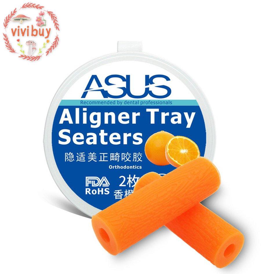 BFHCVDF Non-Toxique Design Aligner Chewie Dents Chewies Aligner Orthodontic Bite Stick Vert 
