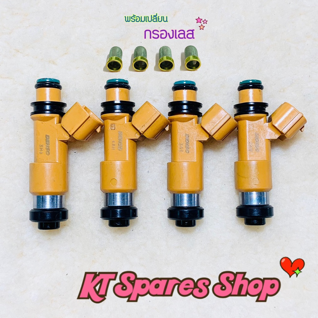 หัวฉีดSuzuki Carry APV G16 จำนวน 1 ชุด 4 หัว ของถอดญี่ปุ่นแท้มือสอง ( พร้อมเปลี่ยนกรอง โอริง ยางรองใ
