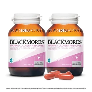 Blackmores แบลคมอร์ส มารีน คอลลาเจน แอบโซลูท 60 แคปซูลแพ็คคู่