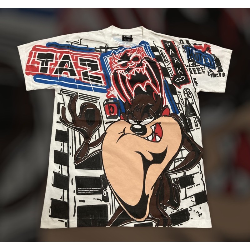 เสื้อ Ovp ลายการ์ตูนTAZ MANIA สไตล์90s