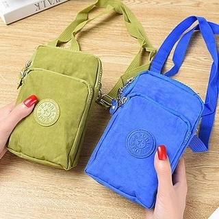 (มีส่งด่วน) ifashionbag(IF1735) กระเป๋าสะพายข้างใส่มือถือ เป็นผ้าไนล่อน