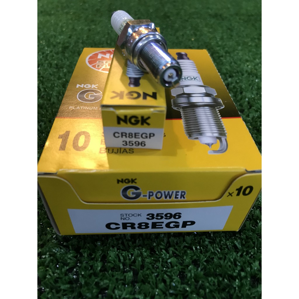 NGK G POWER SPARK PLUG CR8EGP PALAM PLAK PLAC GPOWER CR8E CR8EGP CR8E-GP Y15ZR FZ150 R25 EGO LC FI Z