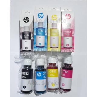 หมึก HP GT53 สีดำ Black ขนาด90 Ml. GT52 สี C M Y สีละ 70 Ml.หมึกINKJETรุ่นGT5810,5820