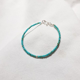 Mini turquoise bracelet กำไลหินนำโชค เทอร์ควอยซ์ ความหรูหรา อมตะ