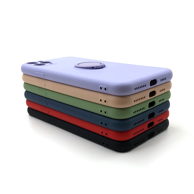 เคท ไอโฟน เคสซิลิโคน iPhone XS XR i6 i7 i8 Plus เคท With Ring Holder iPhone SE Soft Case เคสแข็ง iPhone TPU Case #8