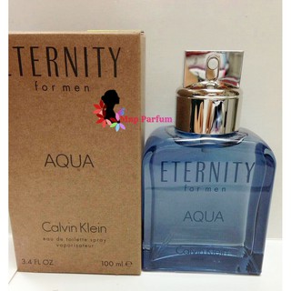 Calvin Klein Eternity Aqua Edt For Men 100 ml. ( Tester Box)