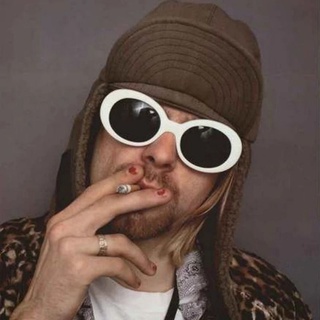 แว่นตาสไตล์ Kurt Cobain แว่นตาวินเทจ