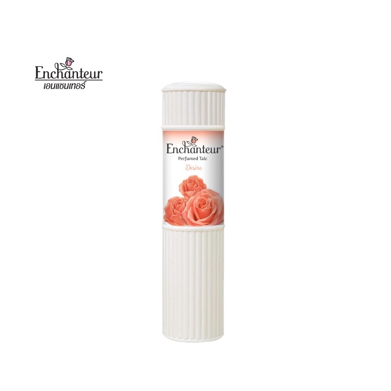 ์[Not for sales] เอนแชนเทอร์ แป้งหอม ดีไซร์  50 ก. Enchanteur Talcum 50g Desire (แป้งหอมเนื้อเนียนละ