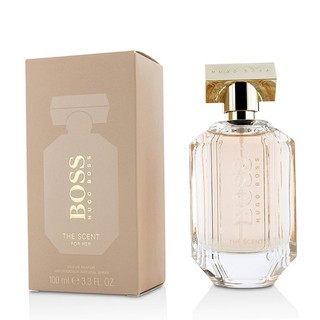 ส่งฟรี BOSS HUGO BOSS The Scent For Her EDP 100ml กล่องซีล น้ำหอมเพิ่มเสน่ห์ความหอมอันเย้ายวนชวนหลงใหล AUG01