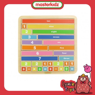 Masterkidz ของเล่นเสริมทักษะ เกมฝึกทักษะการคิดและการนับเลข Counting Bars Game Board