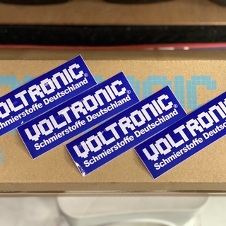 [สติ๊กเกอร์แท้] VOLTRONIC Schmierstoffe Deutschland Germany