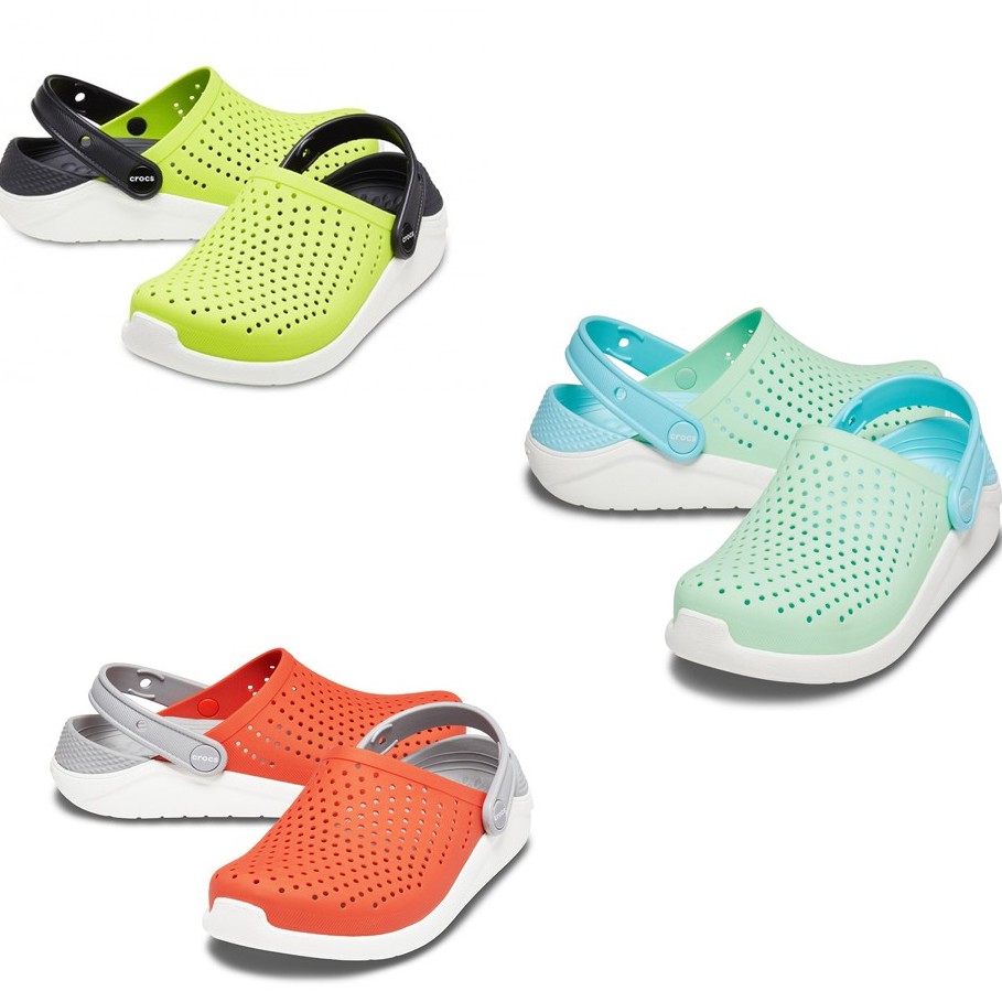 Crocs Collection รองเท้าแตะ แบบสวม สำหรับเด็ก I Literide 205964-3T3 / 205964-3TM / 205964-895 (2090)