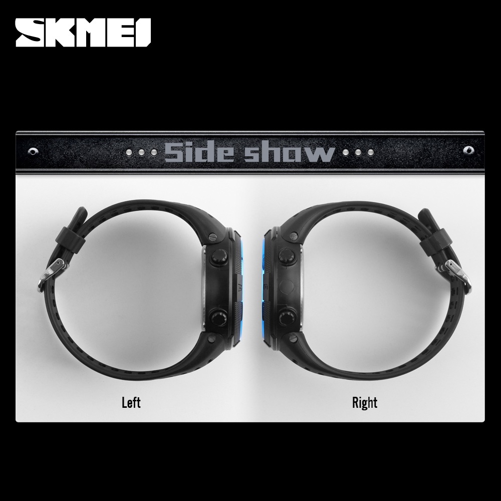 Skmei 1251 นาฬิกาข้อมือดิจิทัล กันน้ํา 50 เมตร สําหรับผู้ชาย