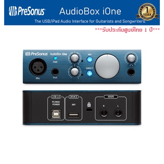 Presonus Audiobox iOne USB Audio Interface ออดิโออินเตอร์เฟส สำหรับการบันทึกเสียงสตูดิโอ โฮมสตูดิโอ มีประกัน 1 ปี