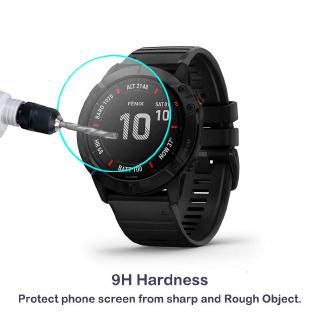 ฟิล์มกระจกนิรภัยป้องกันหน้าจอ 2 . 5 d สําหรับ garmin fenix 6 6 s 6 x pro sapphire