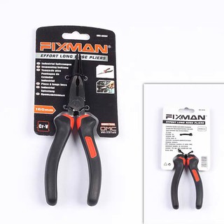 FIXMAN คีมจับ-ตัด ปากแหลม 115-160 mm. 4.5-6 นิ้ว ด้ามจับกันลื่น