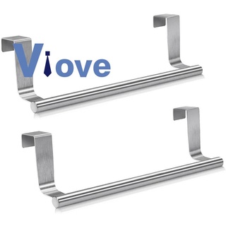 KINSE Chromed Stainless Steel Bath Towel Rail Double Bars for Wall Mounting Round for Bathroom Temtop