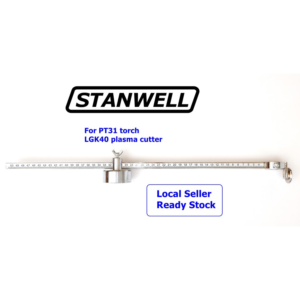 PT31 PT-31 AG60 ไฟฉายแม่เหล็กตัดเข็มทิศวงกลมสําหรับเครื่องตัดพลาสม่า LGK40 พร้อมลูกกลิ้ง