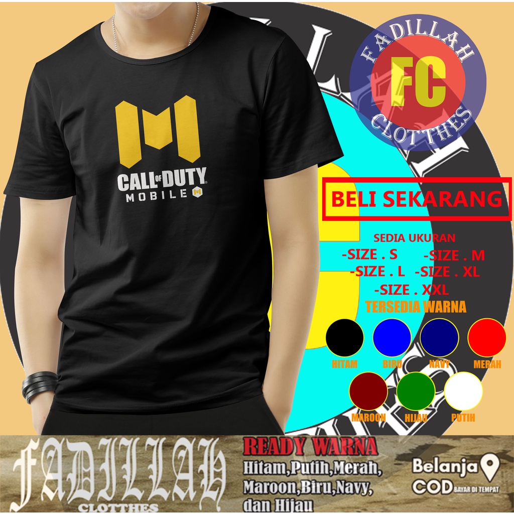 เสื้อยืด Call Of Duty v2 Logo Game Shirt