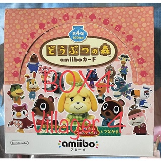 Animal Crossing Amibo Card Doubutsu อามีโบการ์ด บ๊อกซ์ 4 เซ็ต 4