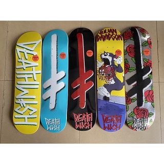 Deathwish สเก็ตบอร์ดนําเข้าจากเมเปิ้ล 31x8 นิ้ว send free griptape laser print 31*8.25 inch deck diy