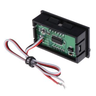 เครื่องทดสอบแรงดันไฟฟ้า supb DC 0-100 V 3-Wire Voltmeter LED 0.56 in