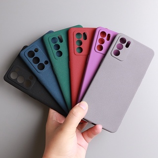 Scrub for กรณี oppo RENO6 Z RENO5PRO RENO5PRO+ กรณี oppo RENO5 4g F19PRO A94 4g REN0 5F กรณี oppo RENO6PRO RENO6PRO+  RENO6 4g soft case phone Silicone non-slip dirt