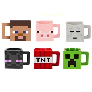 แก้วน้ําพลาสติก ลาย My World Mug Steve TNT Pink Pig Cube เหมาะกับของขวัญ