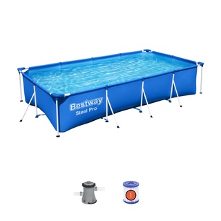 Bestway(เบสเวย์) สระน้ำ 4.00m x 2.11m x 81cm Pool Set Toy Smart