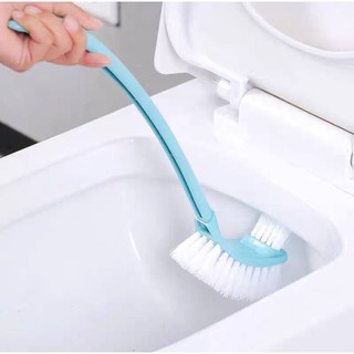 แปรงขัดห้องน้ำหัวแปรง 2 ด้านพร้อมเเท่นวาง#F027