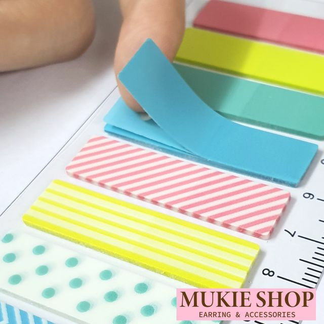 Mukie shop DIY Sticker Note กระดาษแปะคั่นหน้า มุกี้ ช้อป