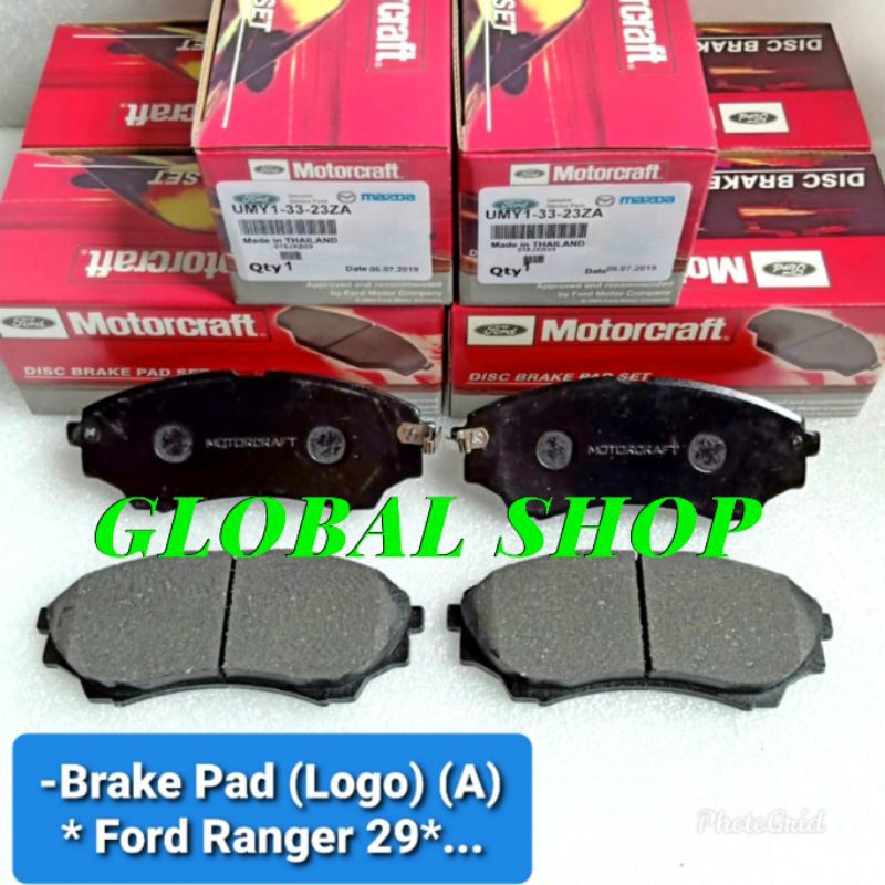 ผ้าเบรค FORD RANGER 2.9 CC 2900 CC ผ้าเบรคหน้า FORD RANGER 2.9 CC 2900 CC