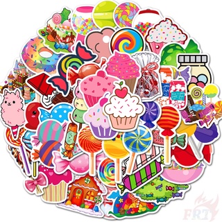 50Pcs/Set ❉ Colorful Rainbow Candy Lollipop Cupcake Dessert Series 01 สติ๊กเกอร์ ❉ DIY Fashion Mixed Waterproof Doodle Decals สติ๊กเกอร์