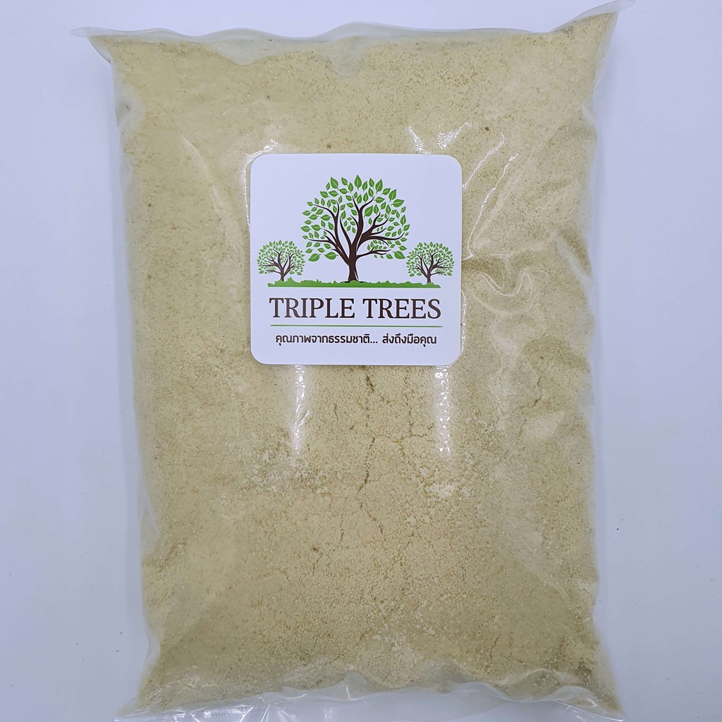 แป้งอัลมอนด์ KETO อัลมอนด์ป่นละเอียด USA เกรด A Almond Ground Blanched By Triple Tress