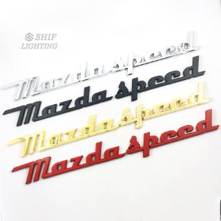 1 x สติ๊กเกอร์โลหะ mazdaspeed สำหรับ Mazda