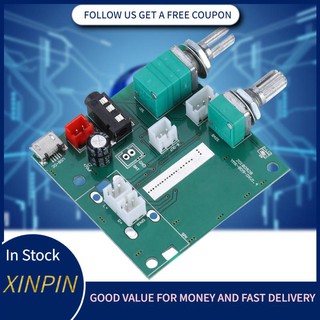 Xinpin บอร์ดโมดูลขยายเสียงสเตอริโอดิจิทัล บลูทูธ 5.0 5V 2.1 ช่องทาง 20W