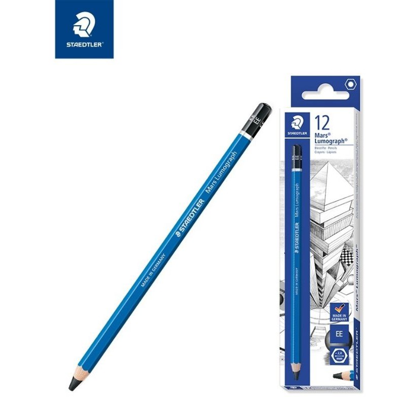 ดินสอเขียนแบบ EE  (แพ็ค 1 ด้าม) Lumograph ดินสอ Pencil รุ่น 100-EE