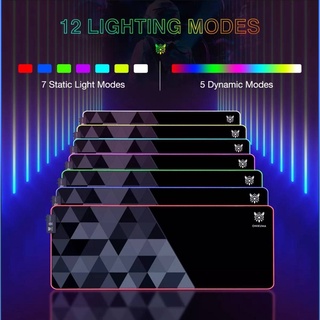 ONIKUMA แผ่นรองเม้าส์ RGB G6 (ขนาด 300*800*4)