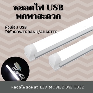 KD-0092 หลอดไฟ LED เอนกประสงค์ ชาร์จไฟในตัว+ใช้พาวเวอร์แบงค์ชาร์จมือถือได้ ขนาดยาว 40 เซนติเมตร