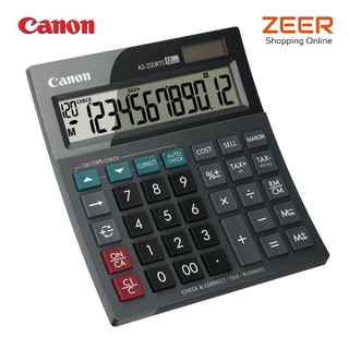 เครื่องคิดเลข ดำ Canon AS-220RTS