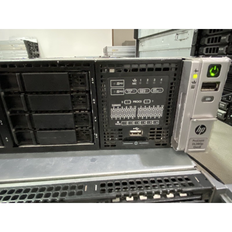 Server HP ProLiant DL380p Gen8 ram 16 ไม่มี HDD ขนาด 1U,2 Uมือสอง