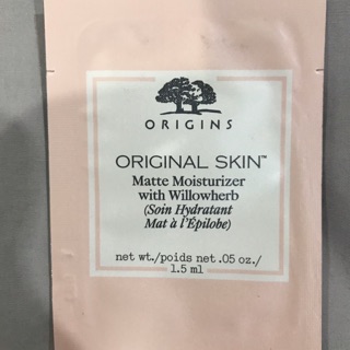 Origin skin moisturizer tester