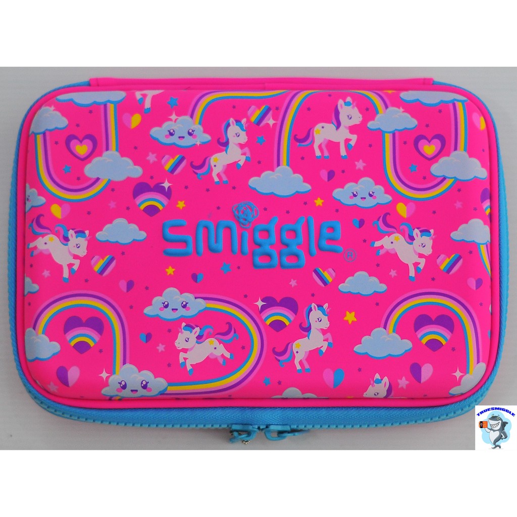 กล่องดินสอ Smiggle 1 ชั้น ลาย  Unicorn  รุ่น Unicorn Hardtop Pencil Case